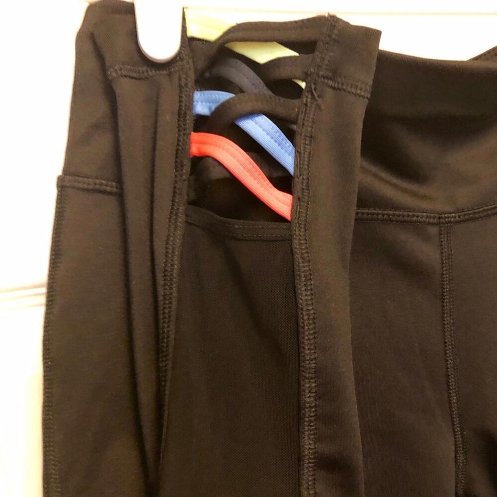 FILA Girls crop leggings with ankle details